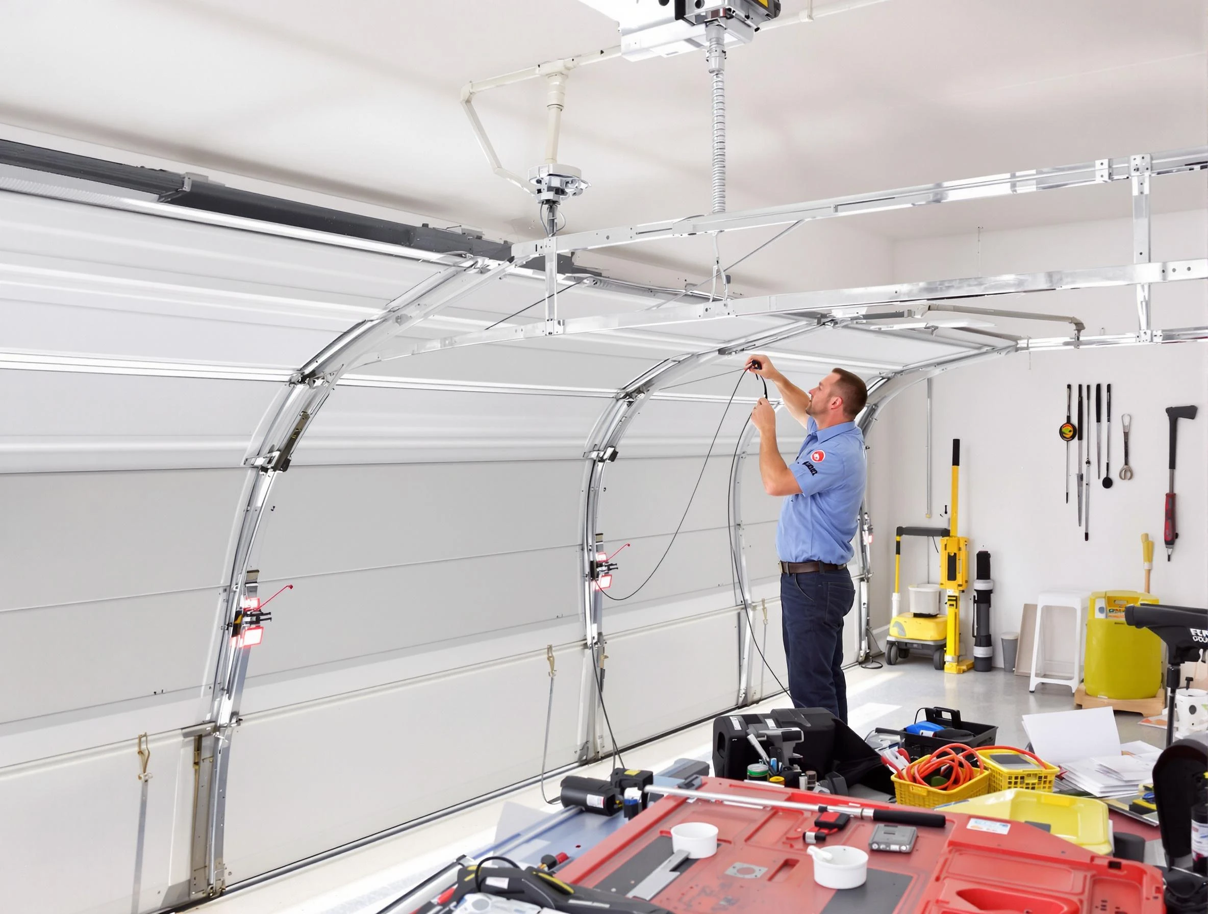 Garage door cable repair service by South Brunswick Garage Door Repair in South Brunswick